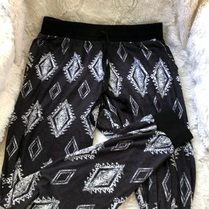 Tribal triangle joggers